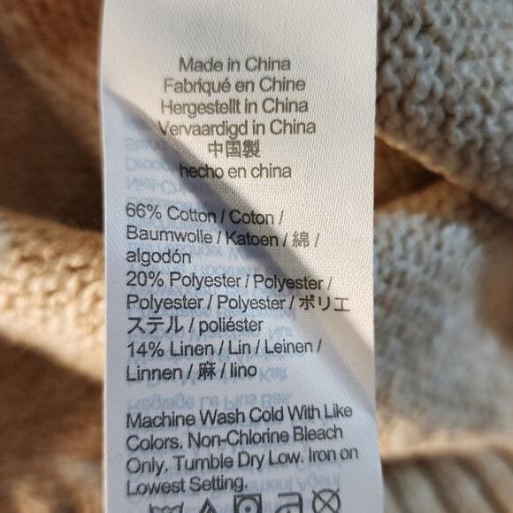 J. Crew Cream Crewneck Lantern Sleeve Sweater Size Large New! - Picture 8 of 8